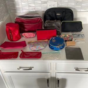 15 Piece Cosmetic Bags Set